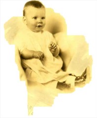 Gerry as a baby