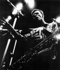 Young Gerry Mulligan - photo by Bob Willoughby 