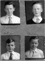 Gerry and his older brothers: Phil, Don and George