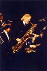 Gerry Performing with the Concert Jazz Band - Photo by Franca R. Mulligan